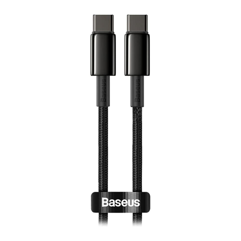 Baseus - كابل شحن مغناطيسي Tungsten Gold C-C 100W 1م
