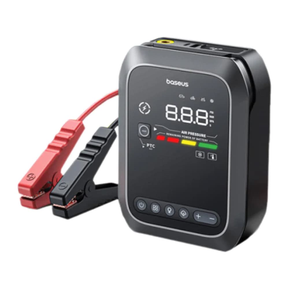 Baseus - جهاز تشغيل السيارة 1200A Super Energy 4 في 1