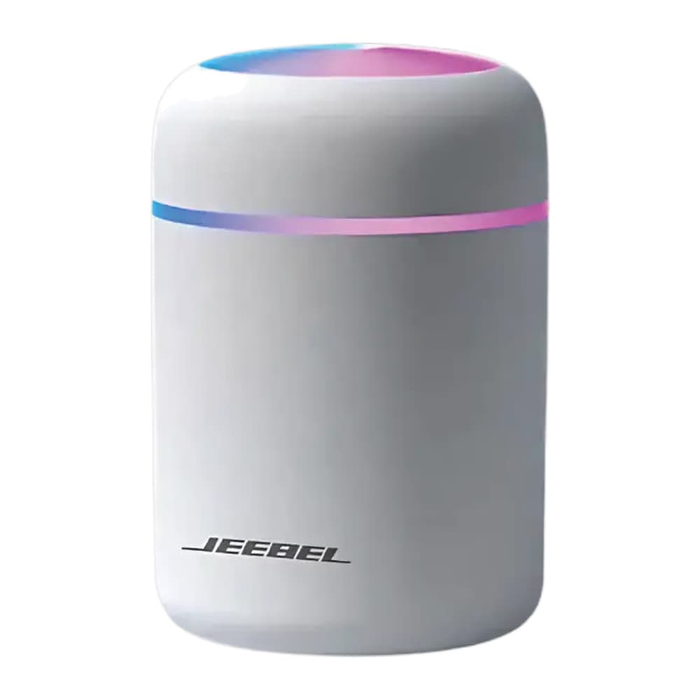 Jeebel - مرطب هواء صغير 300ml مع LED أبيض JE-B346