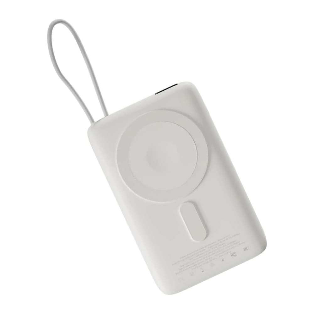 Jeebel - بطارية متنقلة لاسلكية MagSafe 10000mAh 22.5W أبيض JE-B373