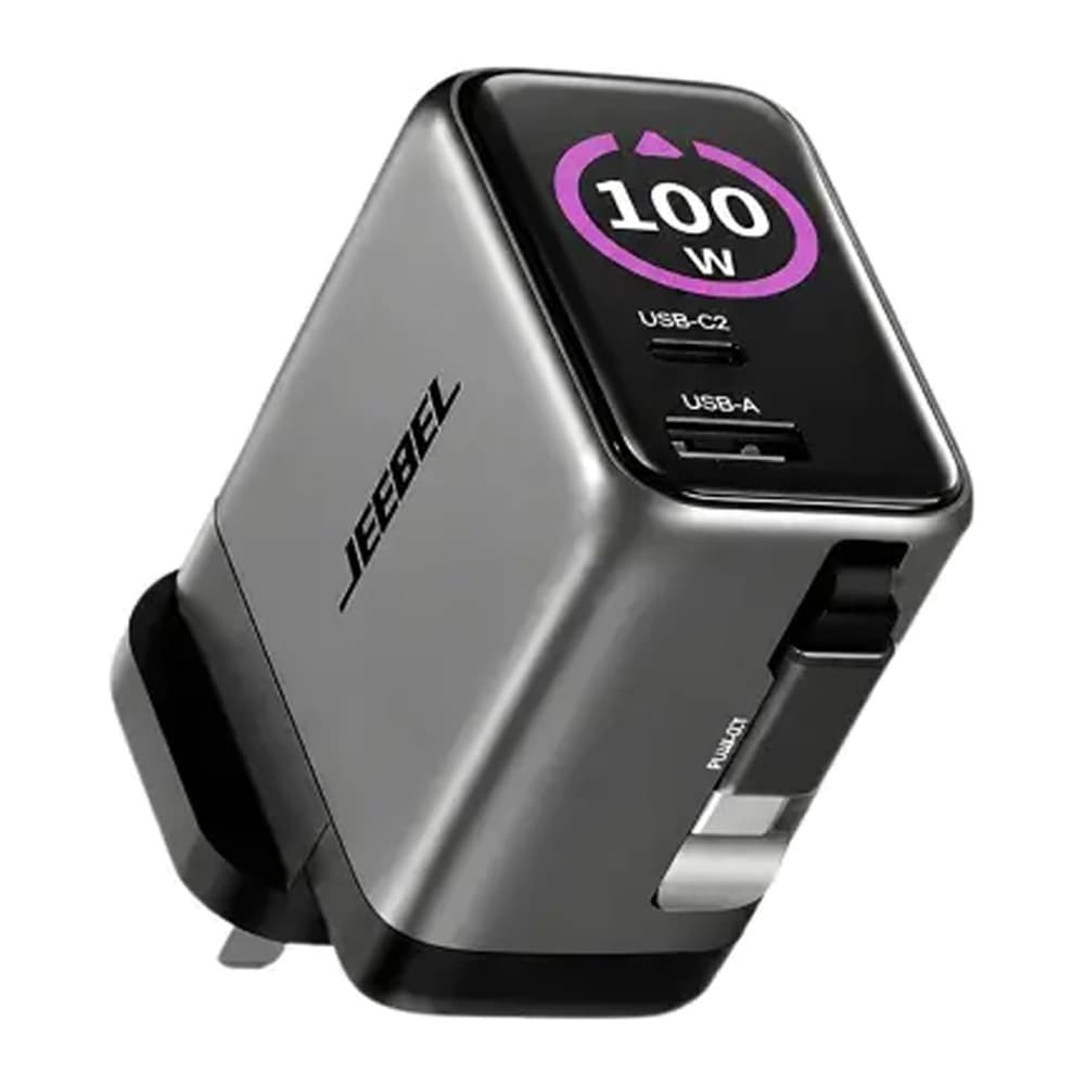 Jeebel - شاحن حائط 100W بشاشة رقمية JE-B379