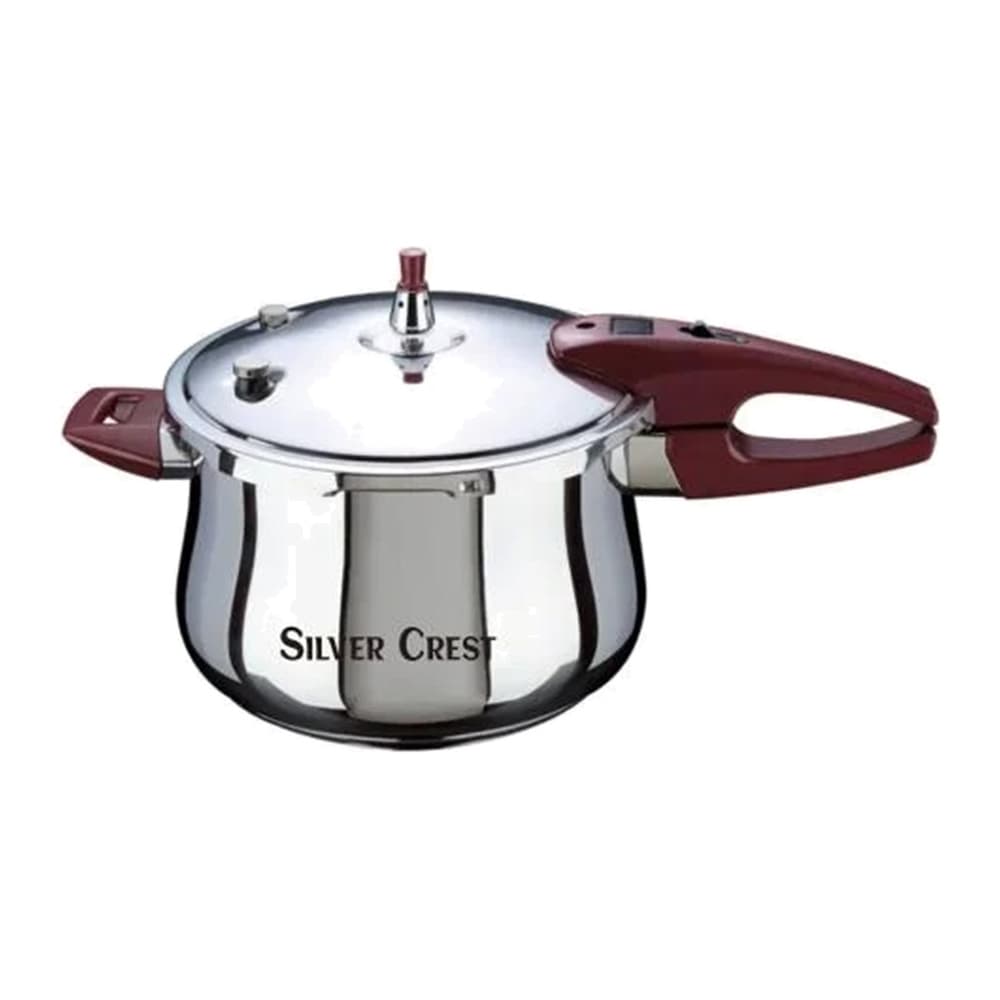 Silver Crest - قدر ضغط ستانلس 8L SI-L942