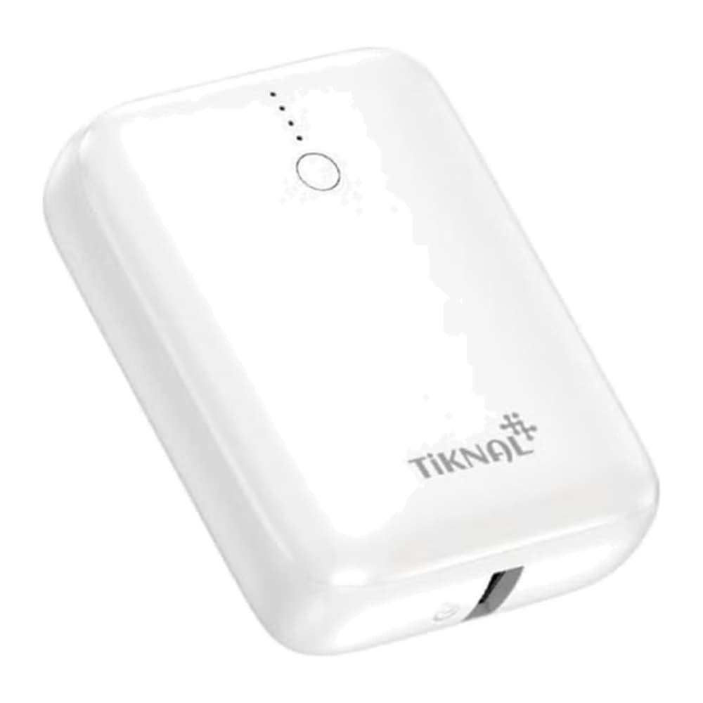 Tiknal - بطارية متنقلة 10000mAh شحن سريع 22.5W أبيض TK-H096